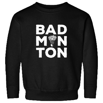 Discover Shuttlecock Badminton Player 15 Sweatshirts