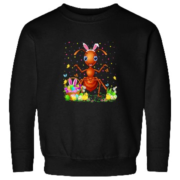 Discover Easter Ant Bunny Egg Hunting Ant Easter Sunday Sweatshirts