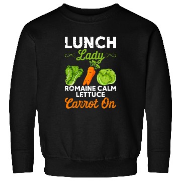 Discover Lunch Lady Squad Cafeteria Worker Dinner Lady Cooking Sweatshirts