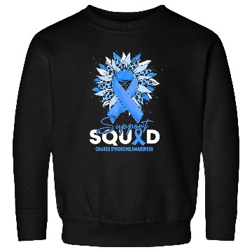 Discover Charge Syndromes Warrior Support Squad Sunflower Sweatshirts