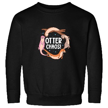 Discover Otters Chaos Sea Otters Weasel Kawaii Sweatshirts