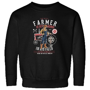 Discover Tractor driving Farm Gift for Farmers Market with vintages Tractor Sweatshirts