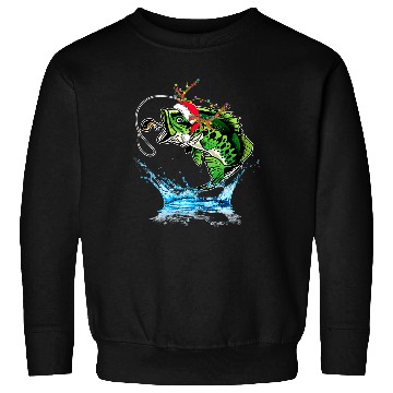 Discover Fishing Funny Fishing Christmas Merry Fishmas Ugly Pajama Fisher432 Fisher Sweatshirts