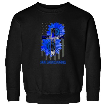 Discover Charge Syndromes Warrior Faith Hope Love Crossing Charge Syndromes Awareness Sweatshirts