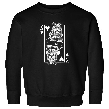 Discover Australian Silky Terrier King Of Hearts Funny Dog Pop Art Sweatshirts