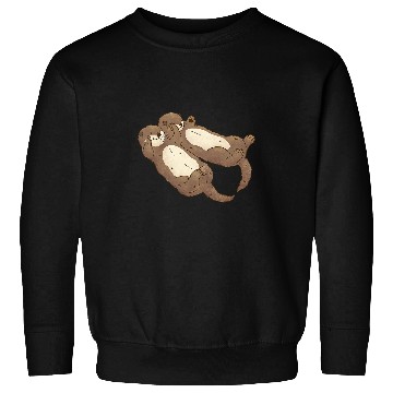 Discover Otters Couple Sea Otter Animal Lovers Love Each Otter Sweatshirts