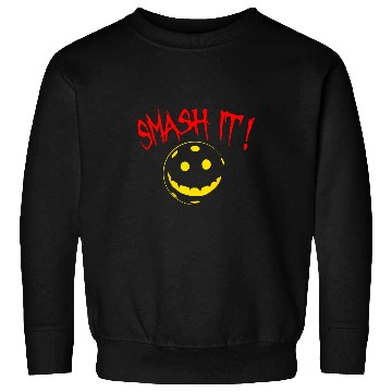 Discover Creepy Halloween Pickleball Back Sweatshirts