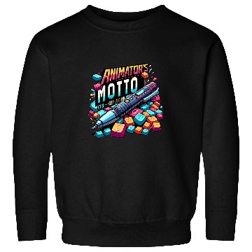 Discover Hilarious Keep Laughing Animators Motto Cartoonist Sweatshirts