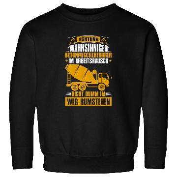 Discover Concrete mixer construction building construction worker 7 Sweatshirts