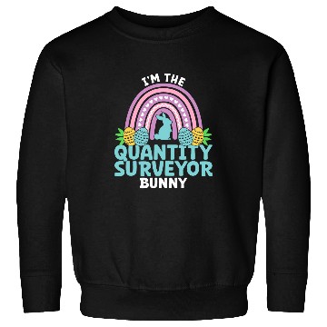 Discover Happy Easter Day Im the Quantity Surveyor Bunny Sweatshirts