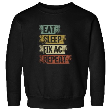 Discover Air Conditioning AC Repairman Hvac Technician Worker 4 Sweatshirts