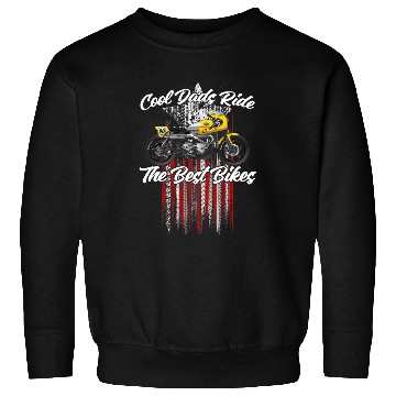 Discover Fathers Day Biker OldSchool Racing Motorcycle Sweatshirts