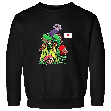 Discover Carnivorous Plant Lover Venus Flytrap Gardening Gardener Sweatshirts