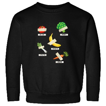 Discover Backprint Banana 120000 Banana Artwork Sweatshirts