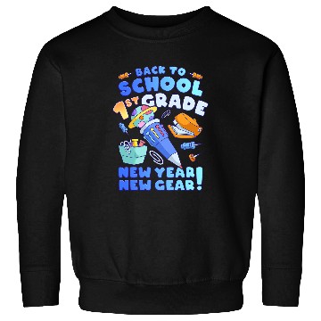 Discover Back To School Boy 1st Grade School Supplies Sweatshirts