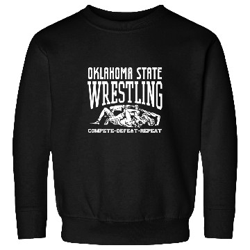 Discover Oklahoma State Wrestling Complete Defeat Repeat Wrestler Sweatshirts