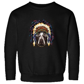 Discover Dog German Shorthaired Pointer Native American Indian Dog Lovers 445 Sweatshirts