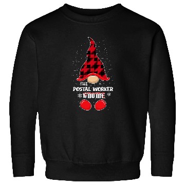 Discover Postal Worker Gnome buffalo plaids Matching Christmas Sweatshirts
