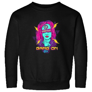 Discover Game On Egirl Video Computer Game Player Gamer Streamer 699 Sweatshirts