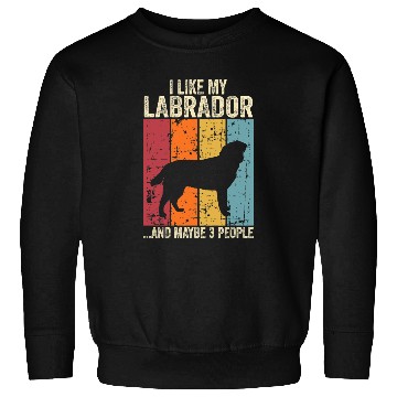 Discover Labrador Lab Dog Labrador and maybe 3 people dogs Sweatshirts