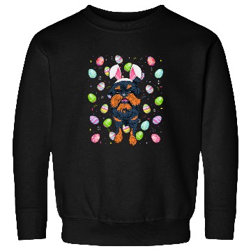 Discover Easter Egg Lover Funny Brussels Griffon Dog Easter Sunday Sweatshirts