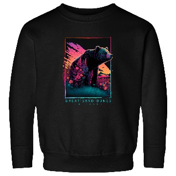 Discover Funny Bear Great Sand Dunes Colorado Mountain Cute Bears Sweatshirts