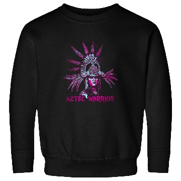 Discover Aztec Warrior King Mexican Native Art Mayans 10 Sweatshirts