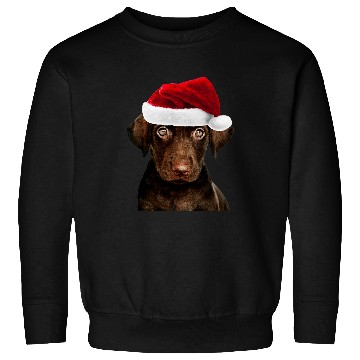 Discover Funny Labrador Lab Dog Chocolate Lab Puppy Image Labrador Retriever Christmas Sweatshirts