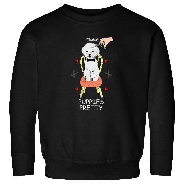 Discover Funny Dog Groomer Gift Art Sweatshirts
