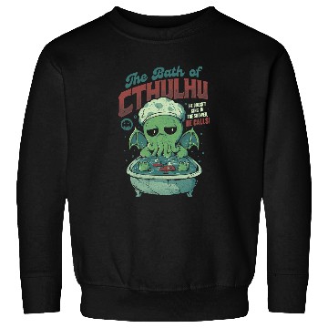 Discover Octopuss Lover Halloween The Bath Of Cthulhu Funny Cute Cthulhu Mythos611 Sweatshirts