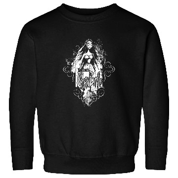 Discover Corpse Bride Emily Ghostly vintages Black White Portrait Sweatshirts