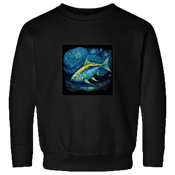 Discover Surrealism Starry Night Jack Crevalle Sweatshirts