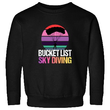 Discover Skydiving Gift Funny Skydiver Skydiving Bucket List Skydiving Vintage Sweatshirts