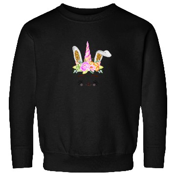 Discover Funny Easter Bunny Rabbit Unicorn Sweatshirts