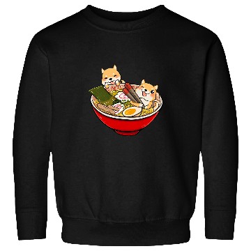 Discover Dog Shiba Inu Funny Shiba Inu Ramen Bowl Japanese Kawaii Dog Mom Gift Sweatshirts
