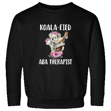 Discover Funny Bear ABA Therapist Tee Cute Koala ABA Therapist Cute Bears Sweatshirts