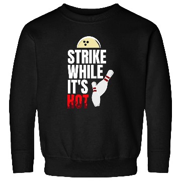 Discover Bowling Gift Illustration Joke Pun Bowling Sweatshirts