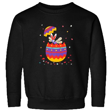 Discover Bunny Ears Eggs Costume Cute Easter Day Dragonfly Sweatshirts