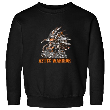 Discover Aztec Warrior King Mexican Native Art Mayans 6 Sweatshirts