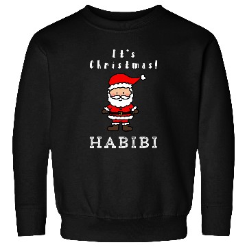 Discover Its Christmas Habibi Arabic Sweatshirts