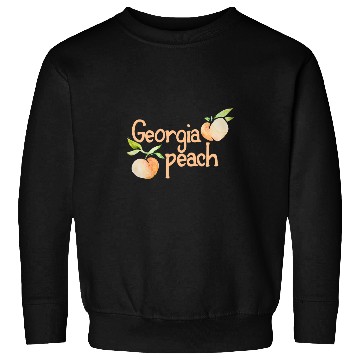 Discover Georgia Peach cute peaches art fun peachy Sweatshirts