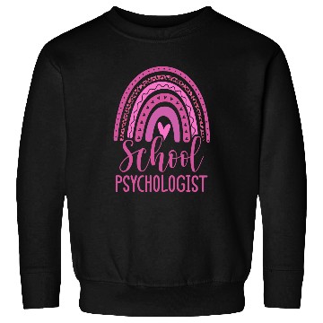 Discover Leopard Boho Rainbow Back To School Psychologist Apparel 2 Sweatshirts