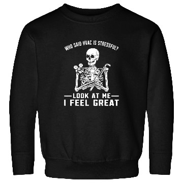 Discover Funny HVAC Tech AC Repairman Technician Sweatshirts