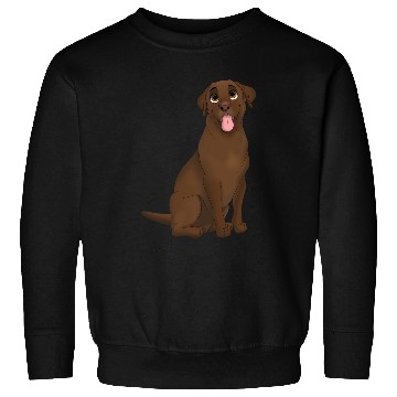 Discover Labrador Lab Dog Chocolate Labrador Retriever Dog Sweatshirts