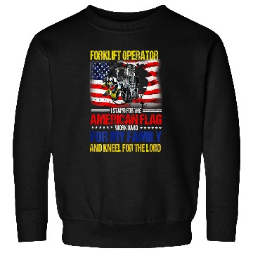 Discover Forklift Operator Design On Back Of Clothing 7 Sweatshirts