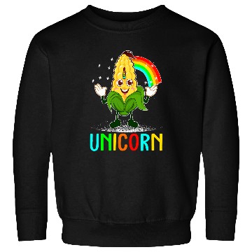 Discover Pun Corn Lover Cereal Kids Farming Sweatshirts
