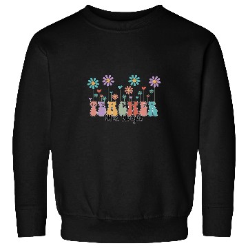 Discover Cute Daisy Flowers Personalized Mrs Wright Teacher Sweatshirts