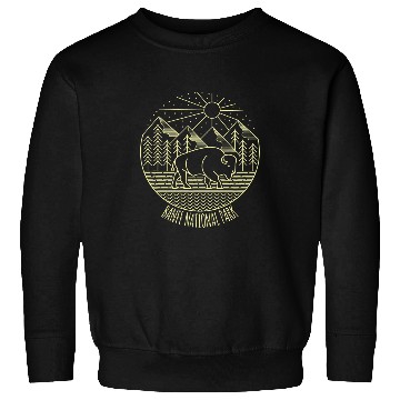 Discover Banff National Park Line Art product Sweatshirts