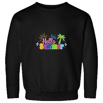 Discover Hello Summer Vacation Last Day of School Teacher Student Sweatshirts