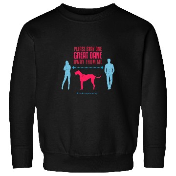 Discover Dog Great Dane Social Distancing Guide Sweatshirts